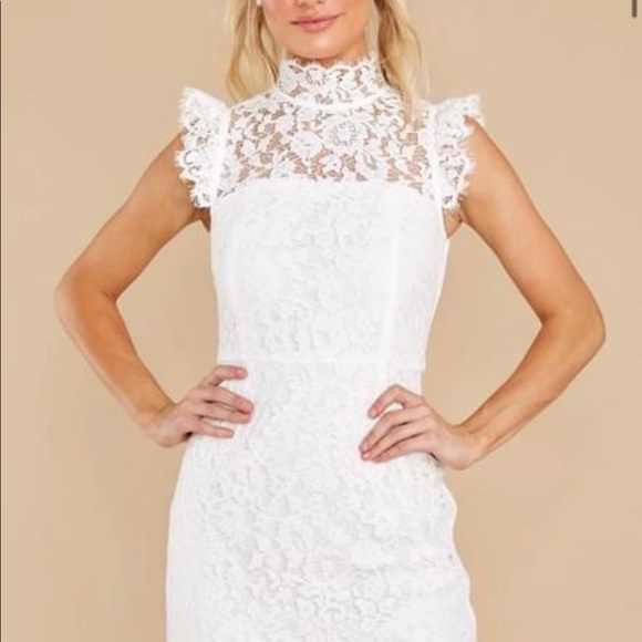 Dresses & Skirts - White Lace Cocktail Dress